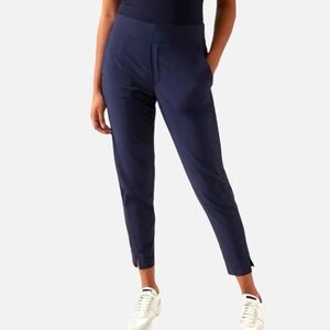Athleta Brooklyn Mid Rise Ankle Pant Navy Blue Size 20